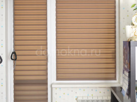 Рулонные шторы Зебра мини 1