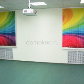 вертикальные тканевые жалюзи с фотопечатью в детский сад